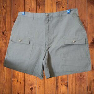 Original TY2 Women's Size 14 Beige Cargo Shorts Pockets Classic Utility New